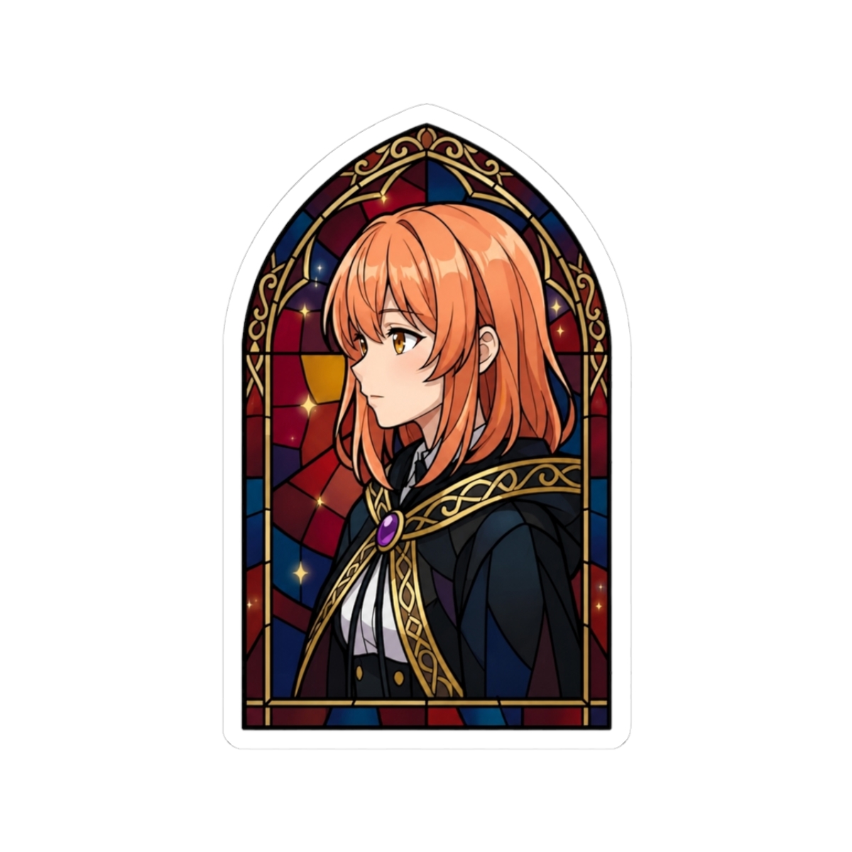 Colette Loire Wistoria Wand and Sword Mystic Stained Glass | Wistoria: Wand and Sword