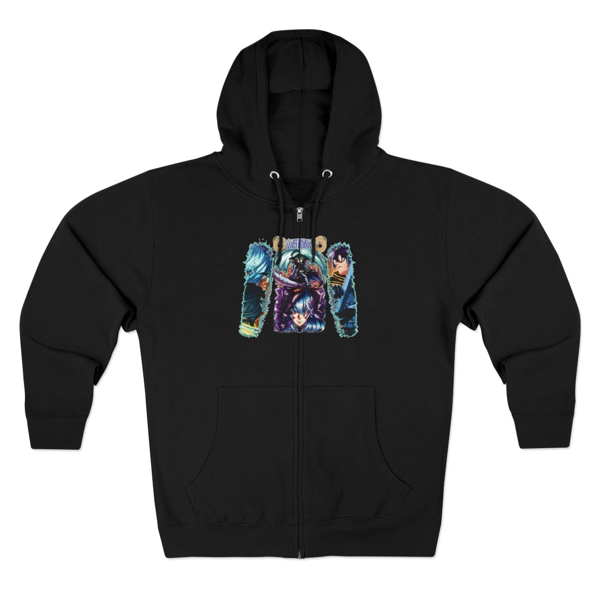 Wistoria Wand and Sword Streetwear Zip Hoodie Jacket | Wistoria: Wand and Sword - alternate angle 3, merchandise